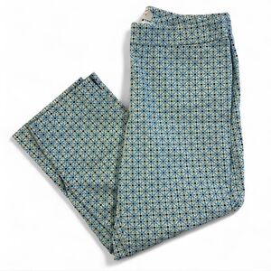 Talbots Blue Patterned Pants